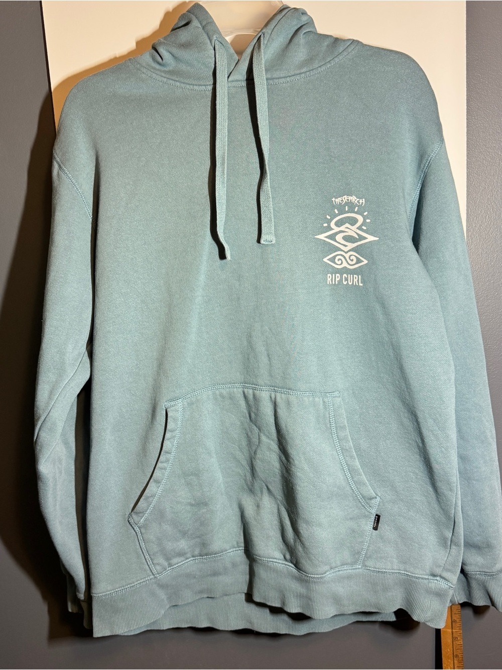 Rip Curl Men’s Hoodie in Muted Seafoam Green Blue size L Large